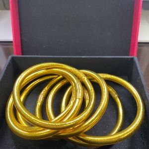 BuDha girl all weather GOLD bangles!!!!